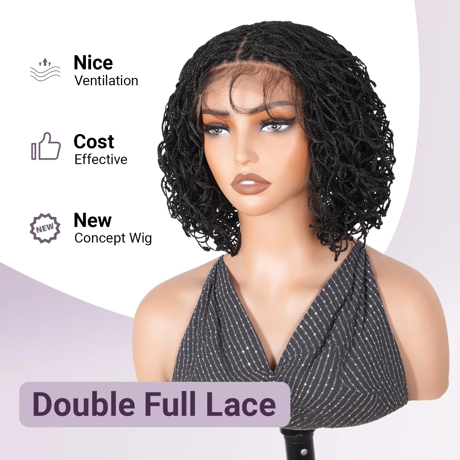 Synthetic Full Lace Front Braid Wig