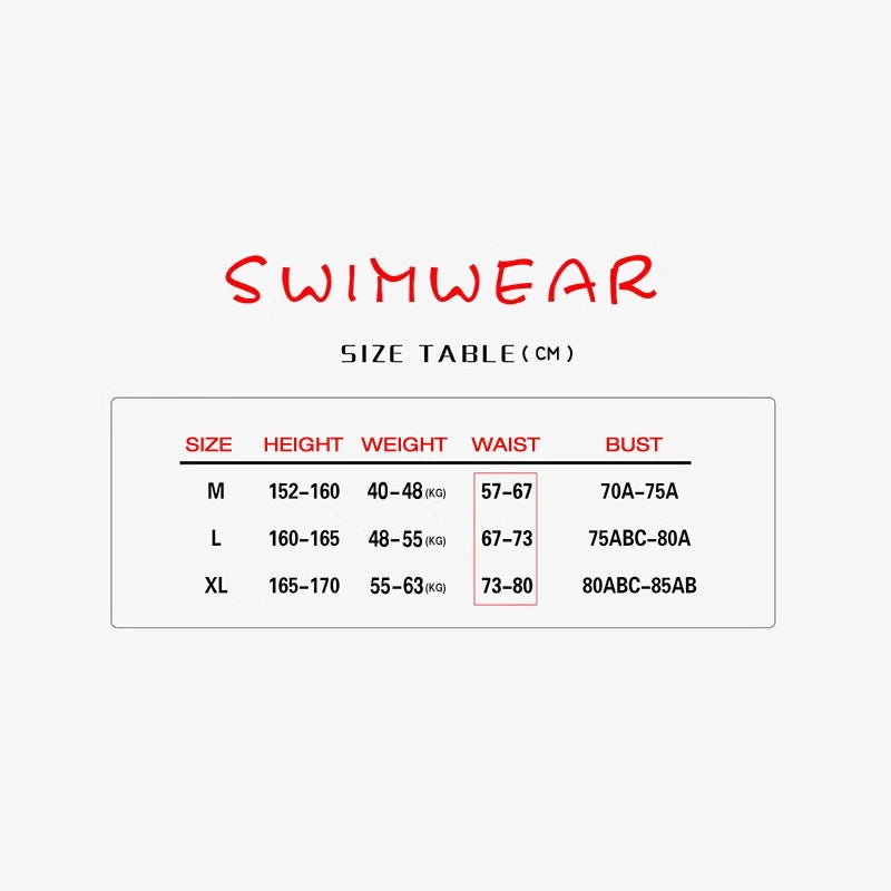 3 Pieces Set Swimsuit