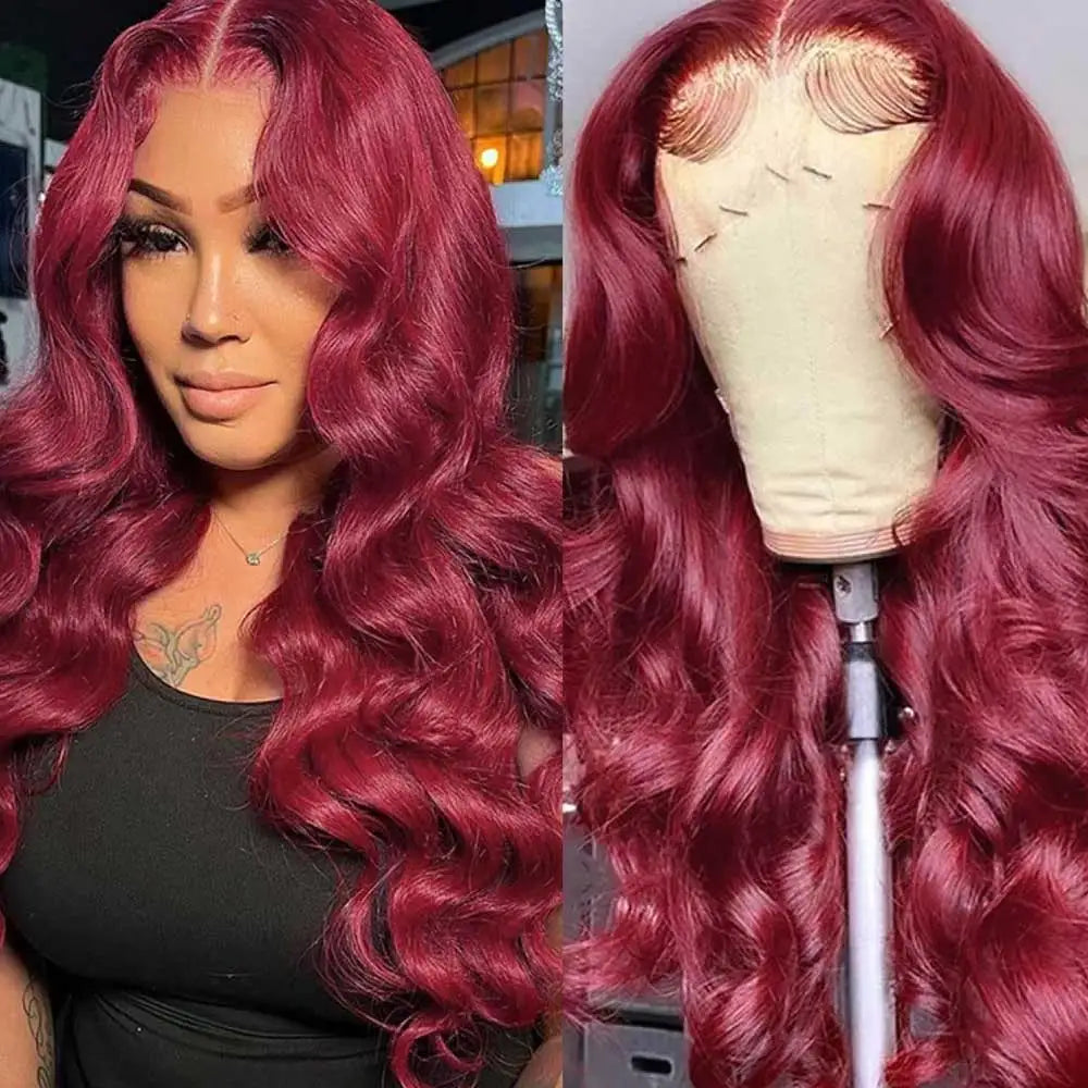Burgundy Brazilian Body Wave Wig