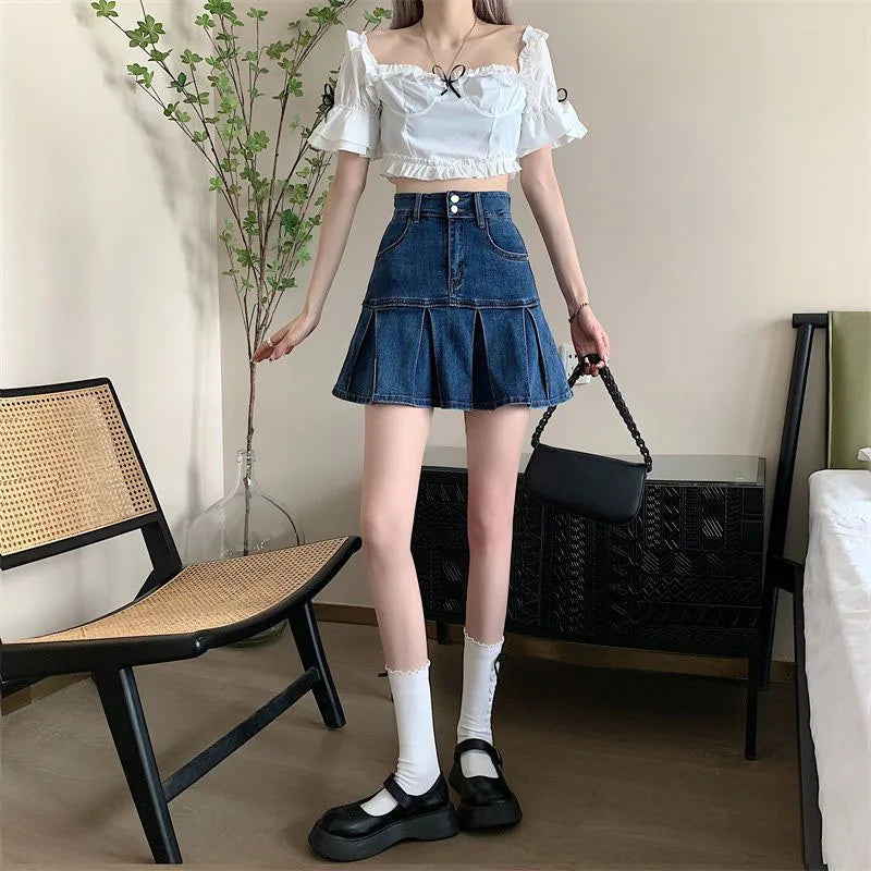 Mini Denim Skirt