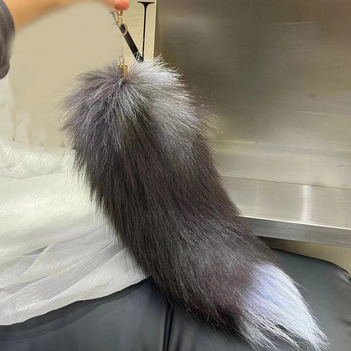 Fox Tail Keychain