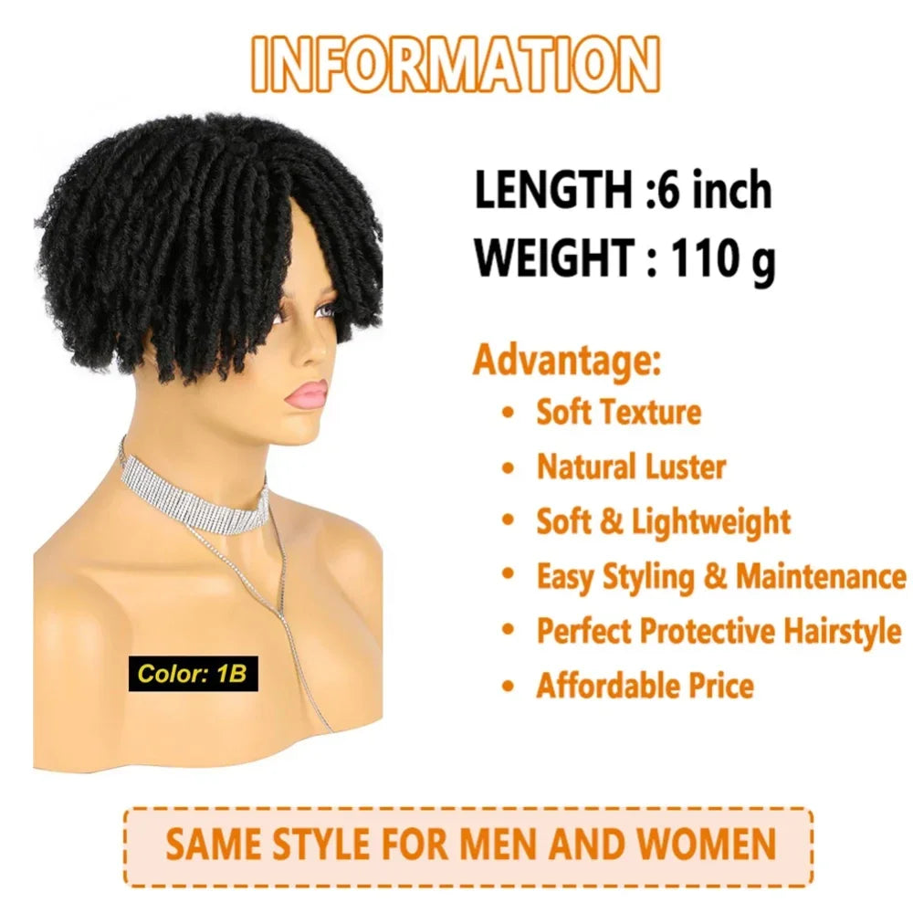 Synthetic Dreadlock Hair Topper