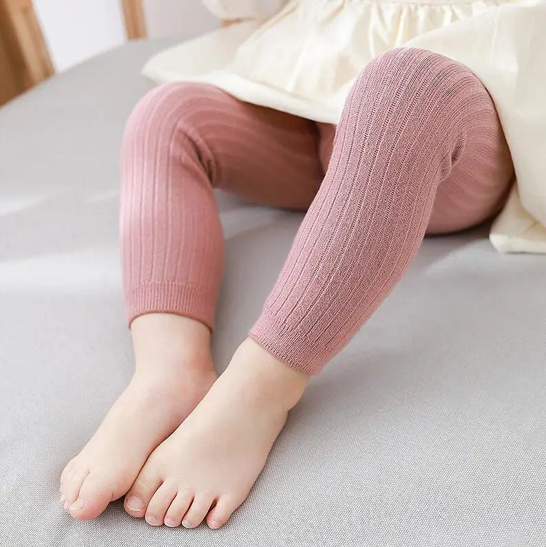 Solid Color Cotton Leggings