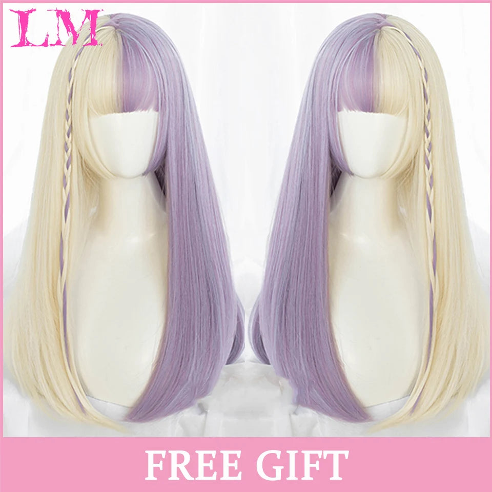 Bang Long Natural Wavy Hair Wig