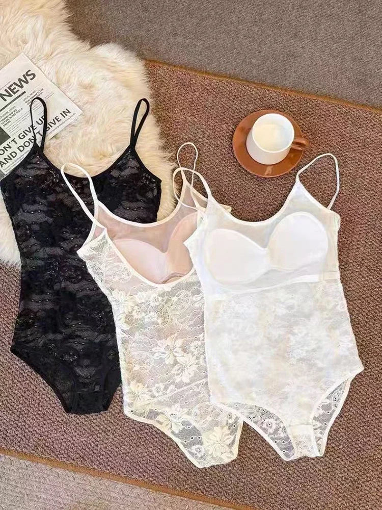 Lace Crop Bodysuit