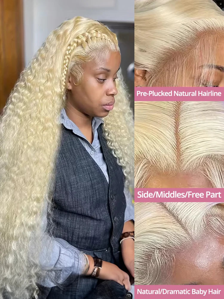 Curly 13x6 HD Lace Frontal Human Hair Wig