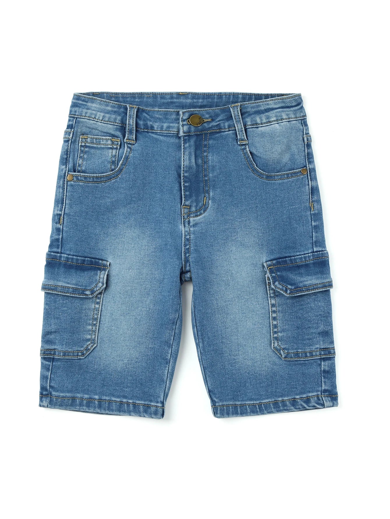 Fashion New Boys Denim Shorts Children Casual Knee Length Jeans Shorts For Summer