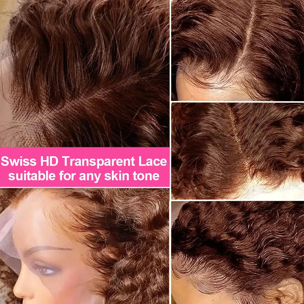 Deep Wave Lace Front Human Hair Wig