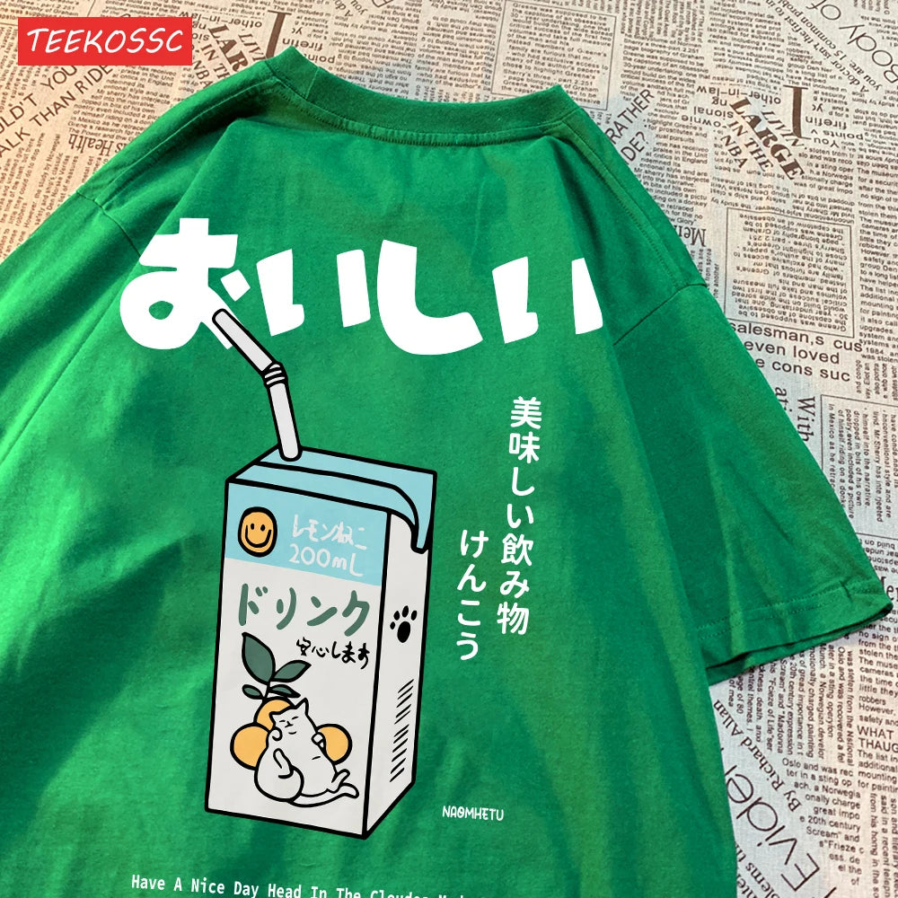 Cat & Drink Tee