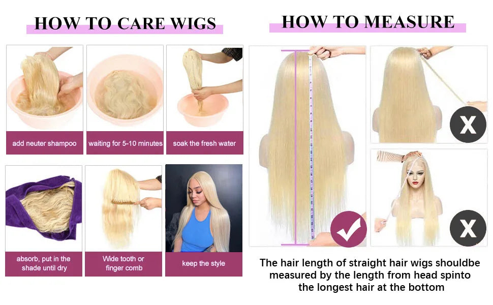 Blonde 613 Lace Front Wig