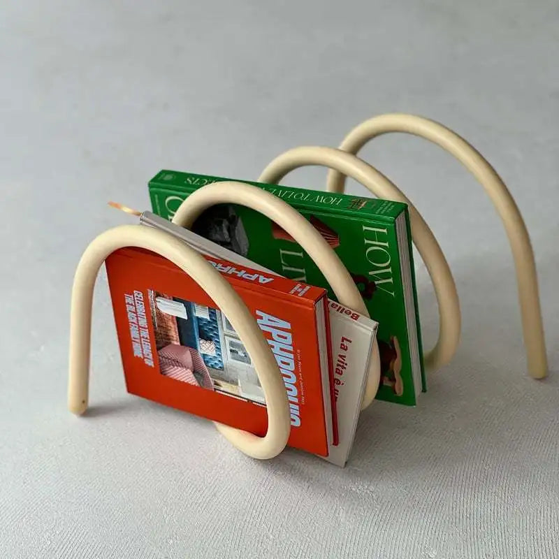 Modern Nordic Bookcase Organizer