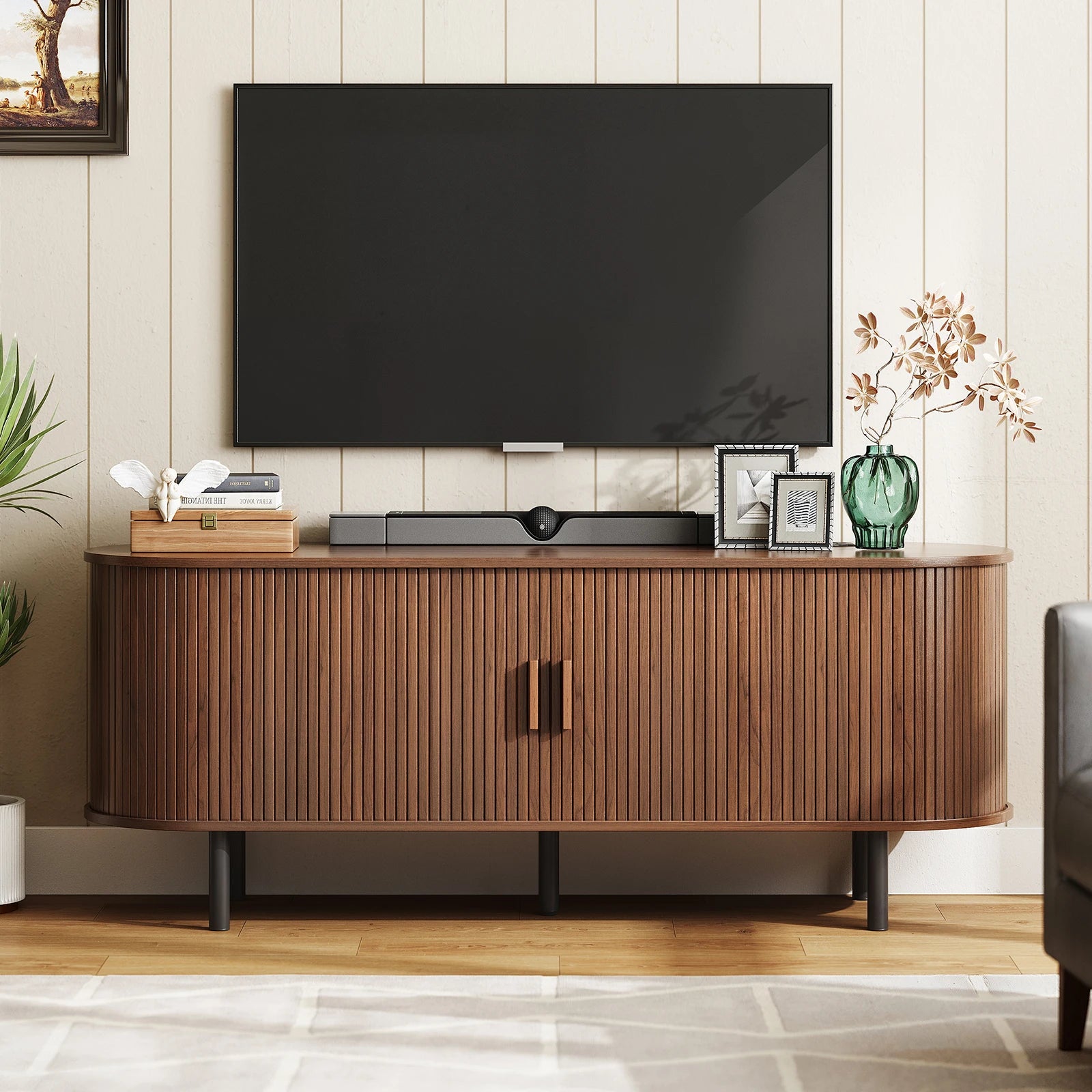 TV Stand Living Room Furniture with Power Outlet