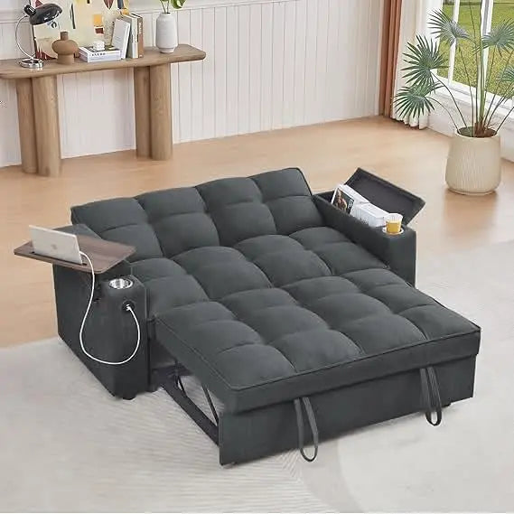 65'' 3-in-1 Folding Convertible Sofa Bed