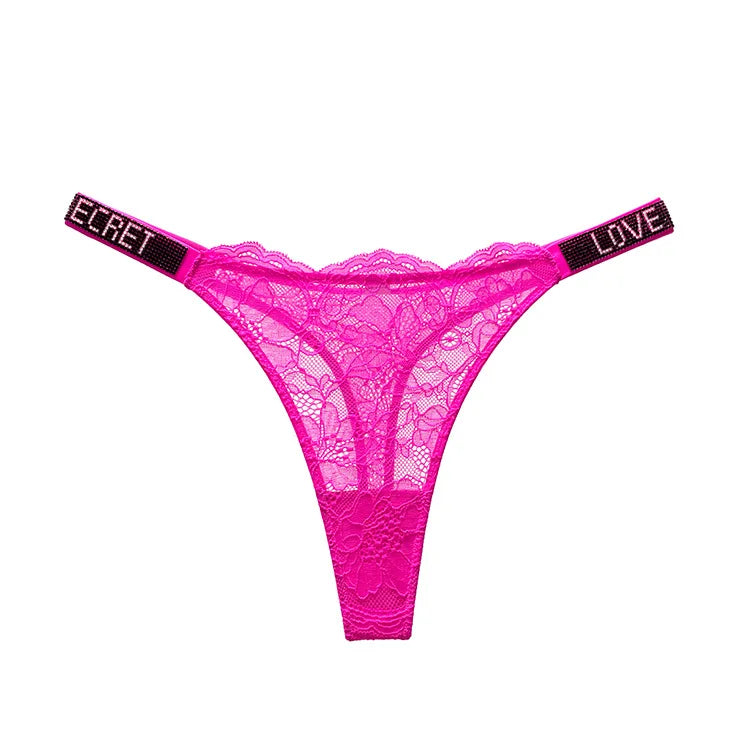 LOVE Rhinestone Panty