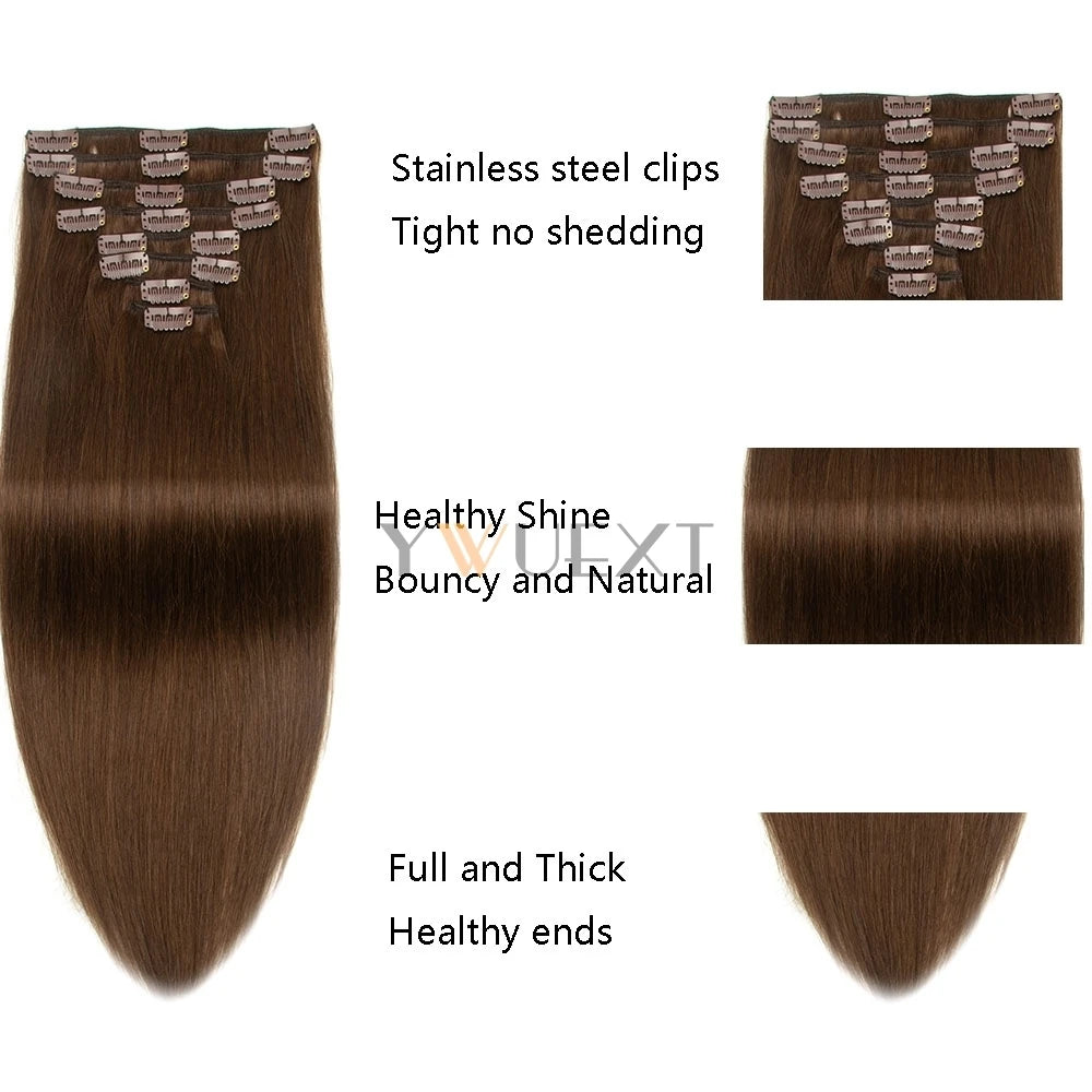 Clip in Human Hair {7pcs/set}