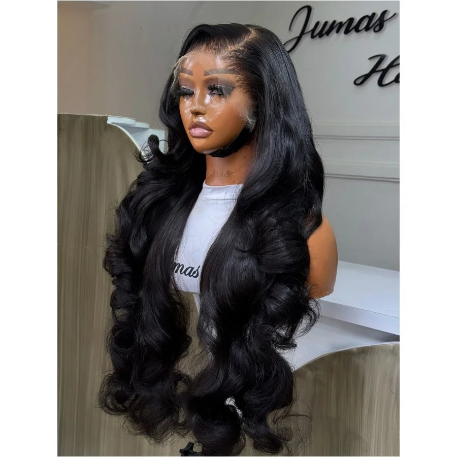 200% Body Wave 13x4 Lace Frontal Human Hair Wigs Ginger Orange Transparent Lace Wigs Human Hair Pre Plucked With Baby Hair