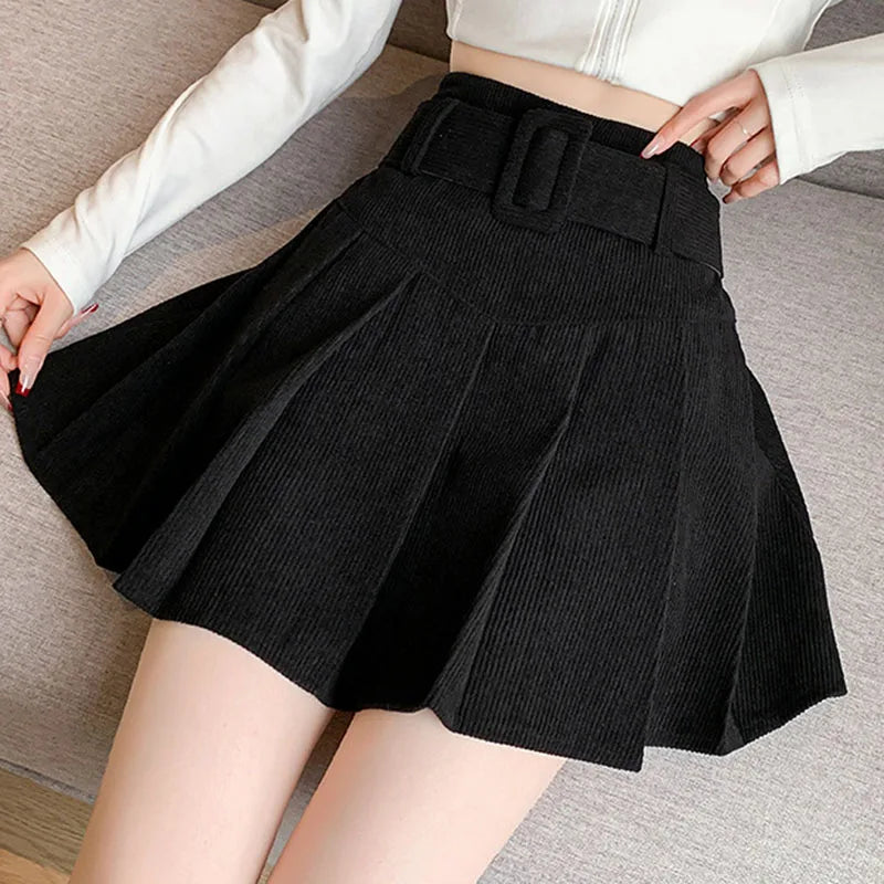 Corduroy Mini Skirt
