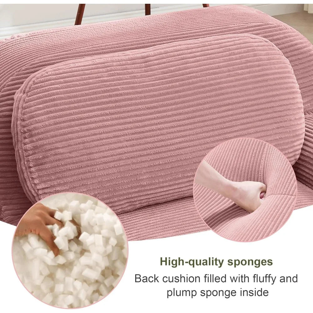 117.3" U-Shaped Cloud Couch Modular Sectional Sofa