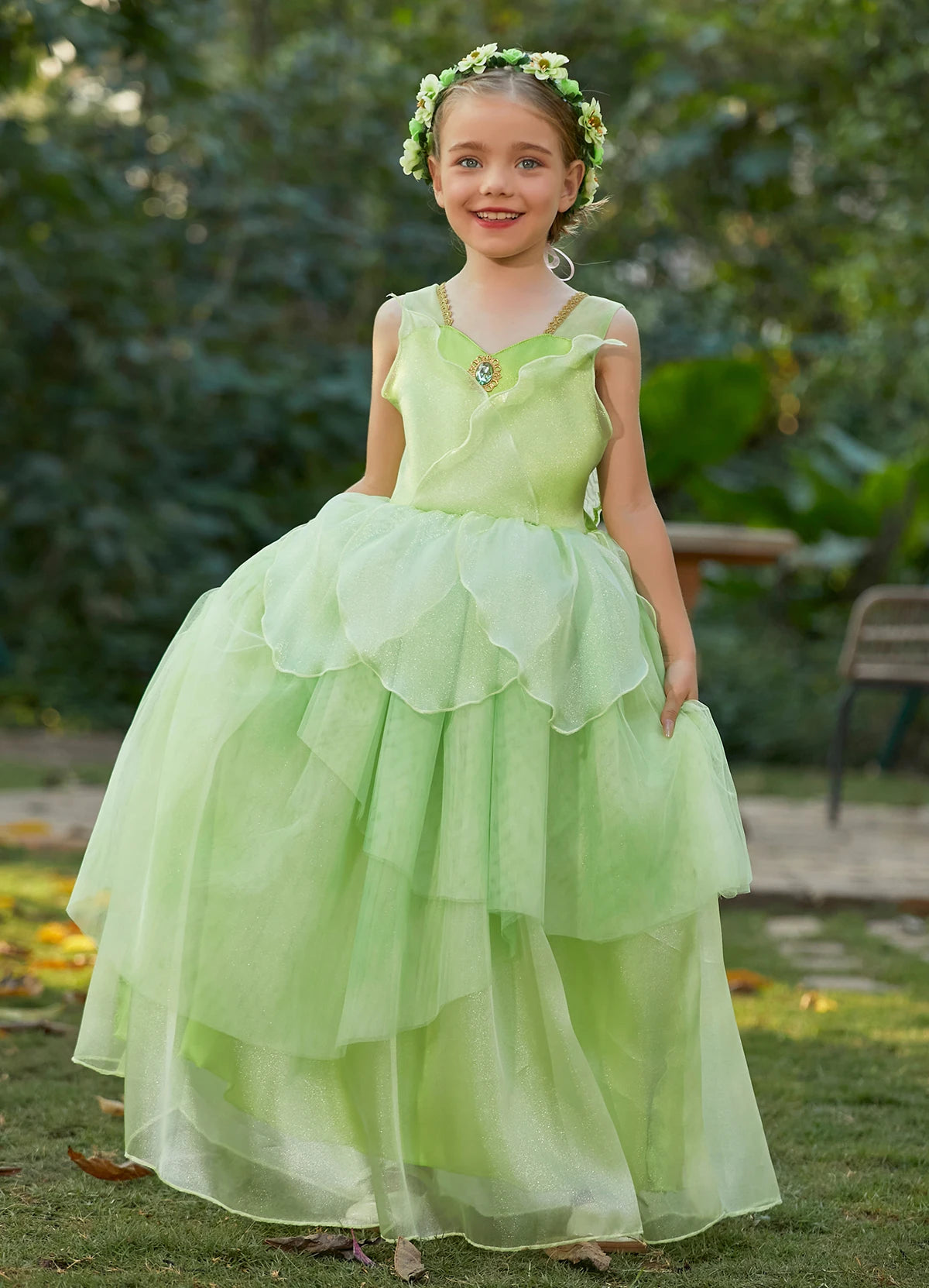 Long Mesh Princess Dress