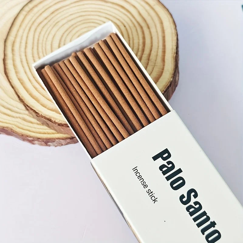 30 High-Grade Palo Santo Sticks, White Sage, Cedar, and Coffee-Scented Sticks
