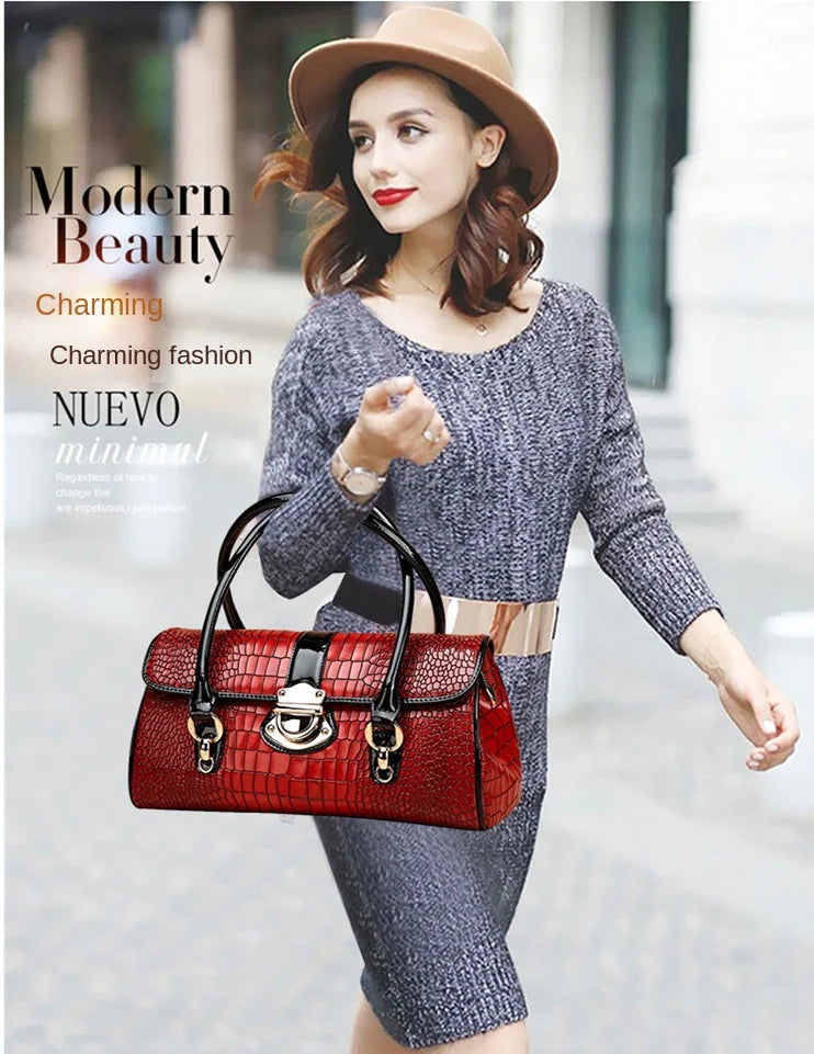 Cowhide Shoulder Tote