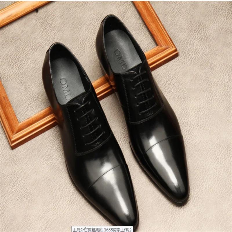 Three-Joint Leather Shoes