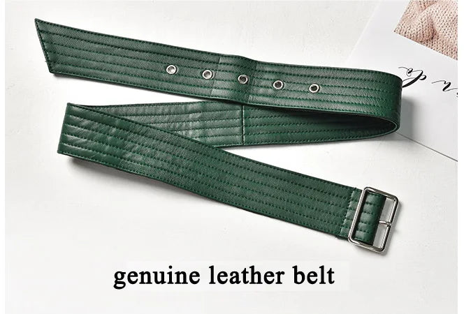 Leather A-Line Skirt