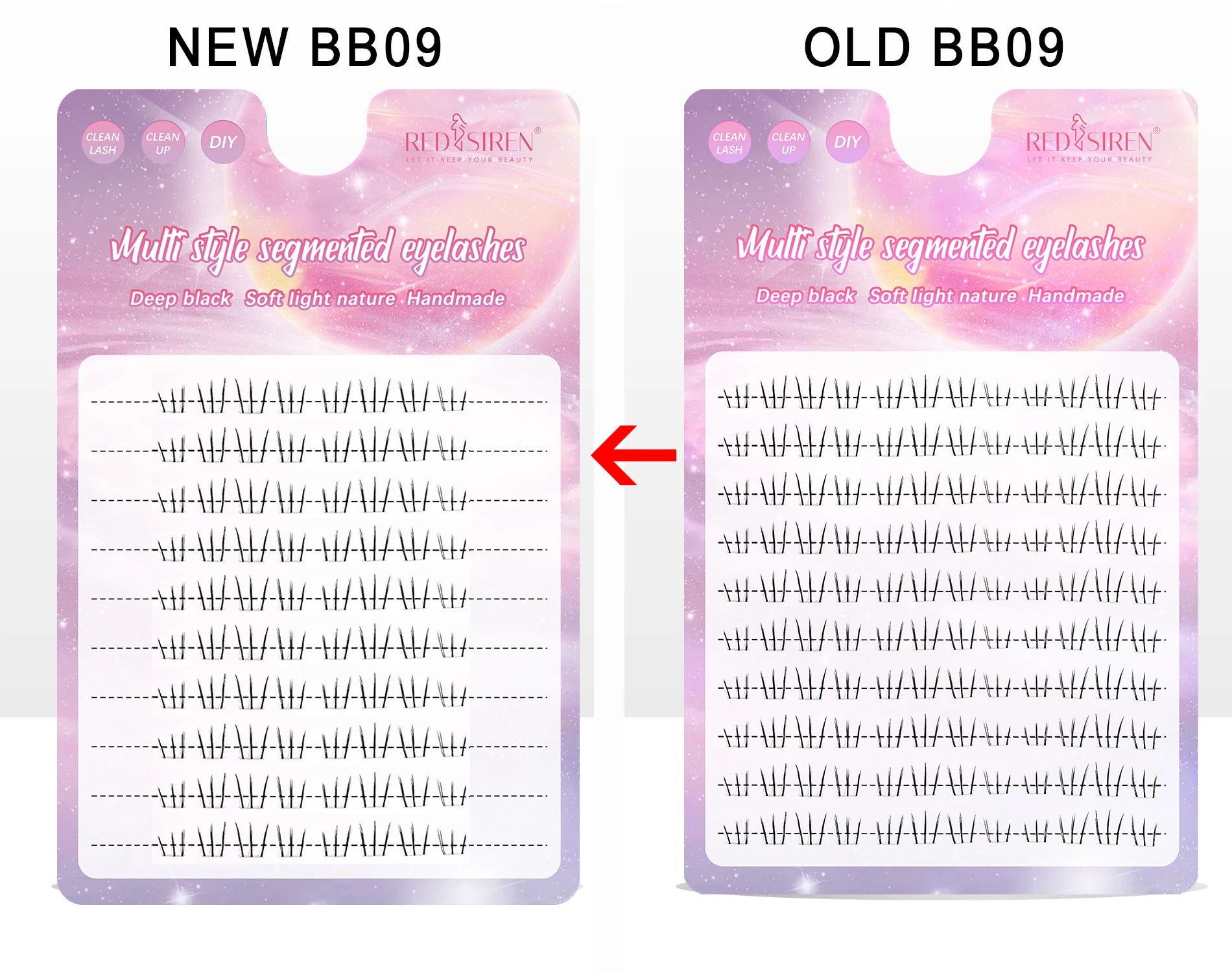 10Rows Under Eyelash Large Capacity Cluster Lashes Korean Makeup Natural Look Bottom Lashes