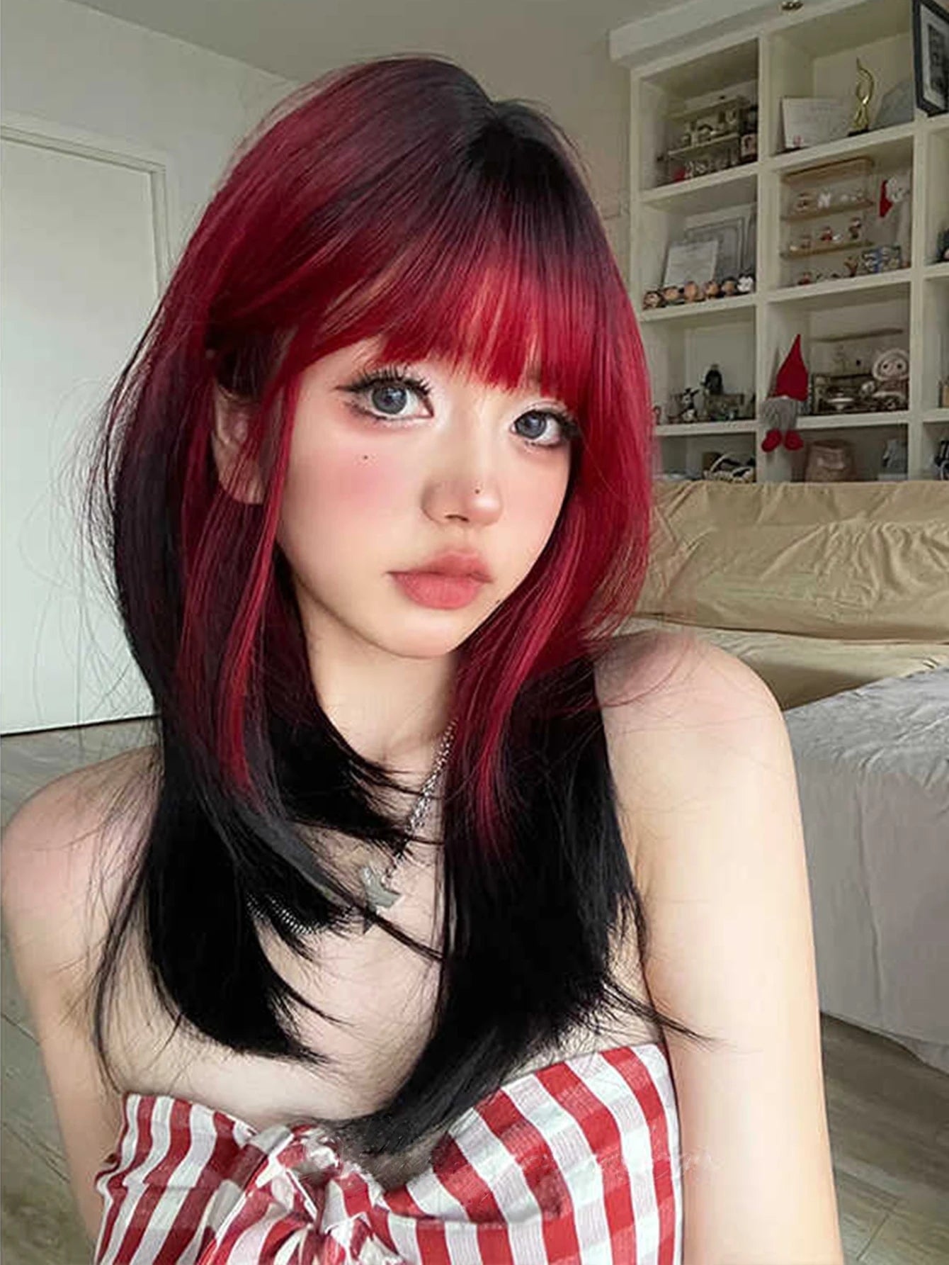 Ombre Long Straight Wig