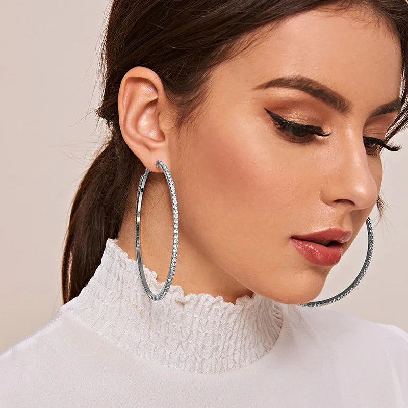 30-80mm Big Hoop Earrings