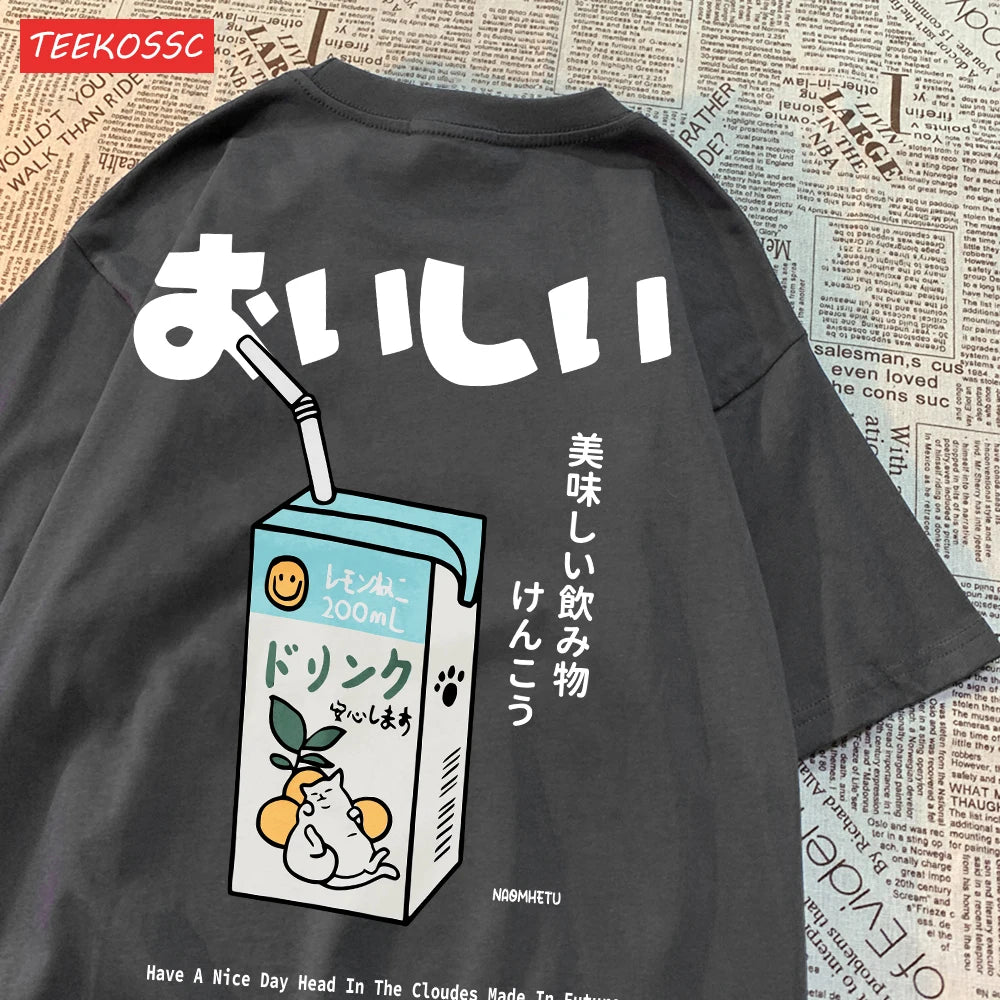 Cat & Drink Tee