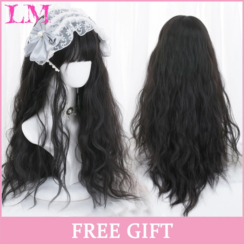 Bang Long Natural Wavy Hair Wig