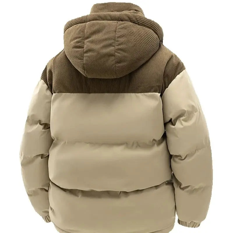 Cotton-Padded Jacket with Fleece
