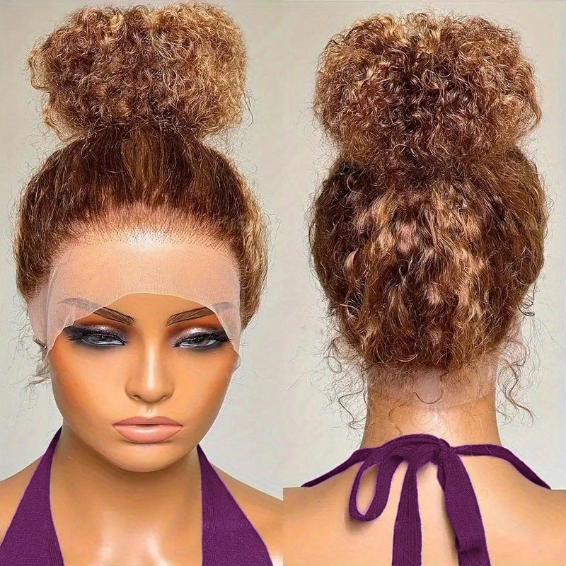 Invisi Strap Deep Wave Lace Front Curly Wig