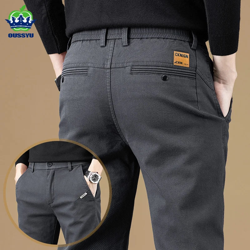 Cotton Fabric Casual Pants