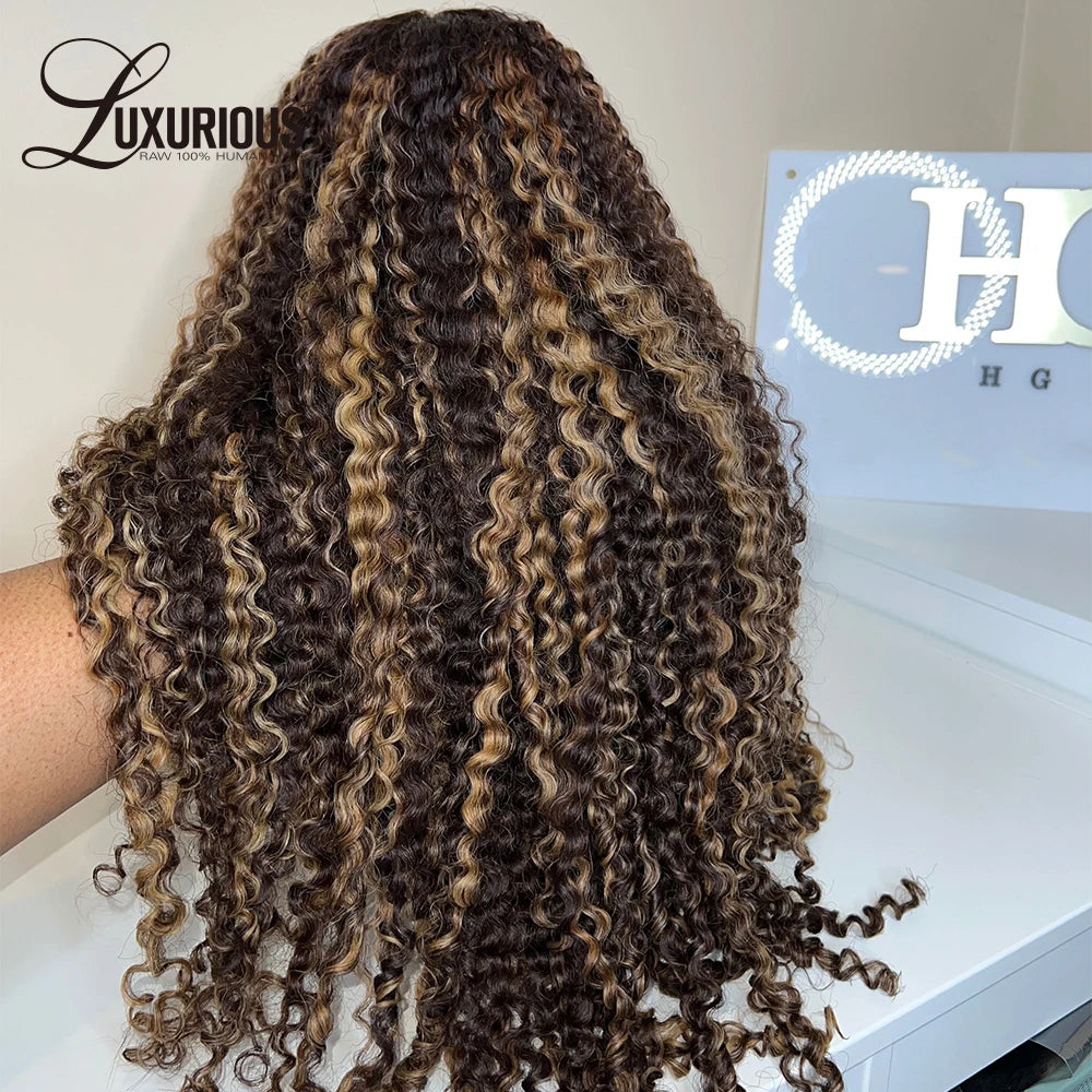 Highlight Honey Blonde Latin American Curly