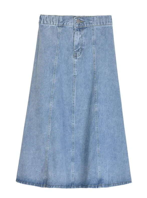 High-Waisted Jean Skirt
