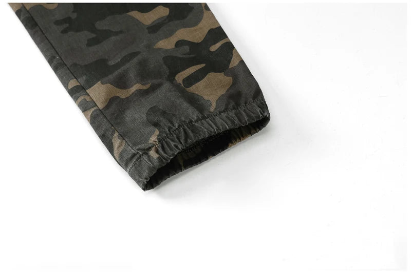 Kids Casual Trousers Camouflage Long Pants For Boy Spring Fall Children Cotton Military Clothing 6-14 Years Old