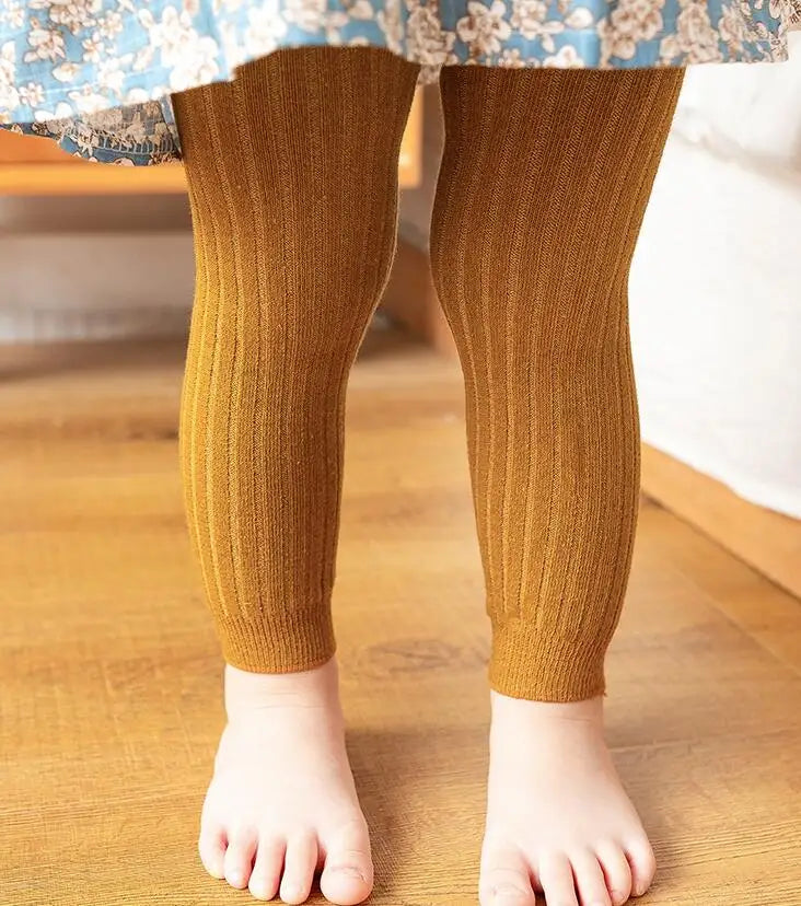 Solid Color Cotton Leggings