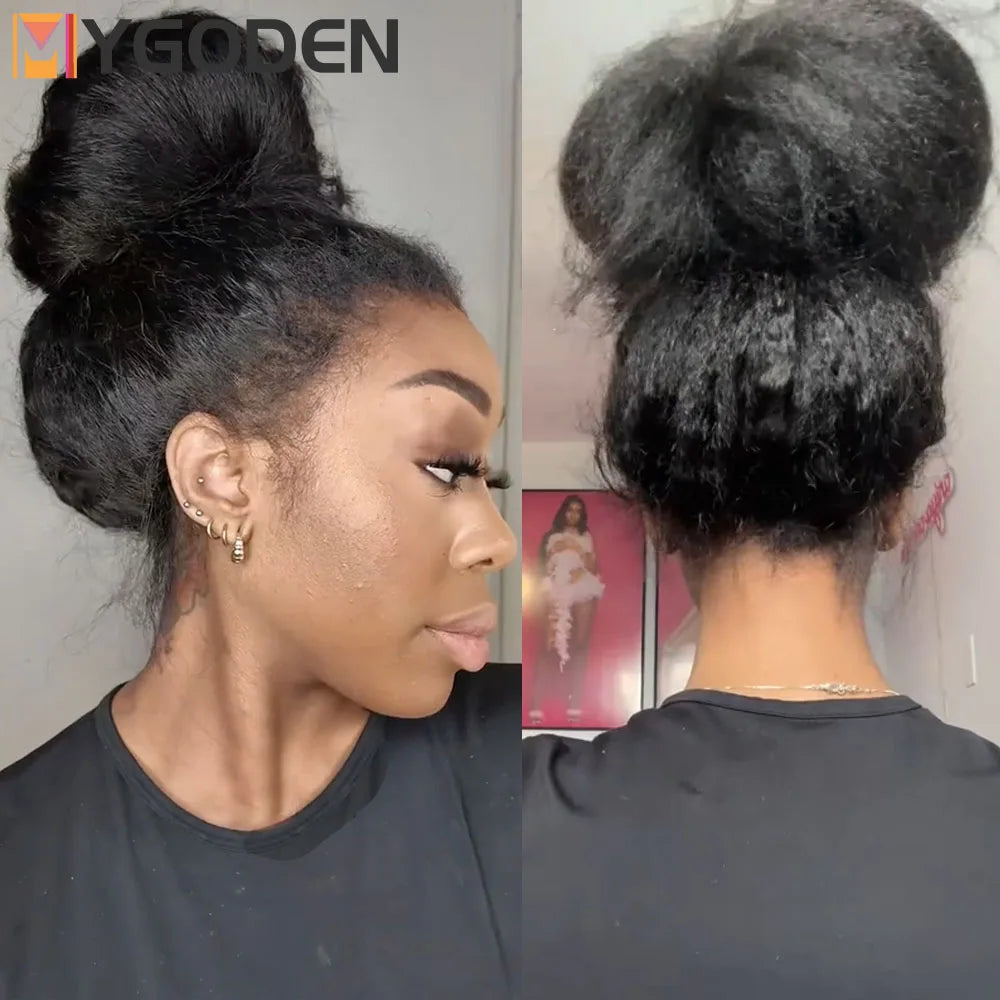 Kinky Straight Lace Front Wig