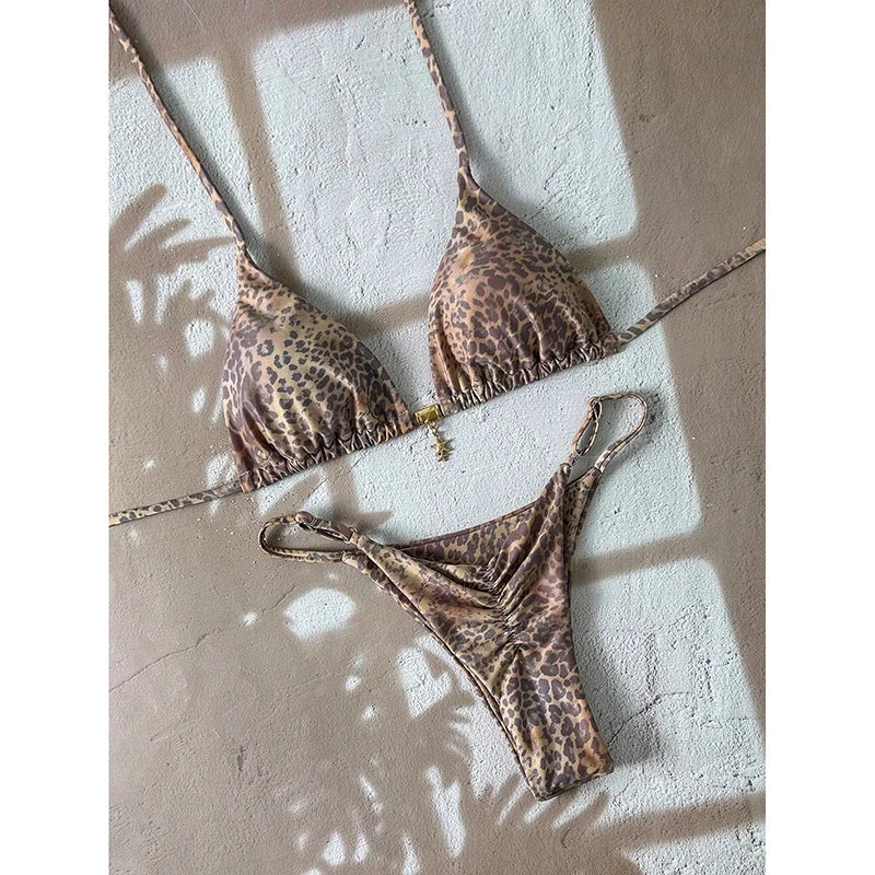 Leopard Push Up Bikini