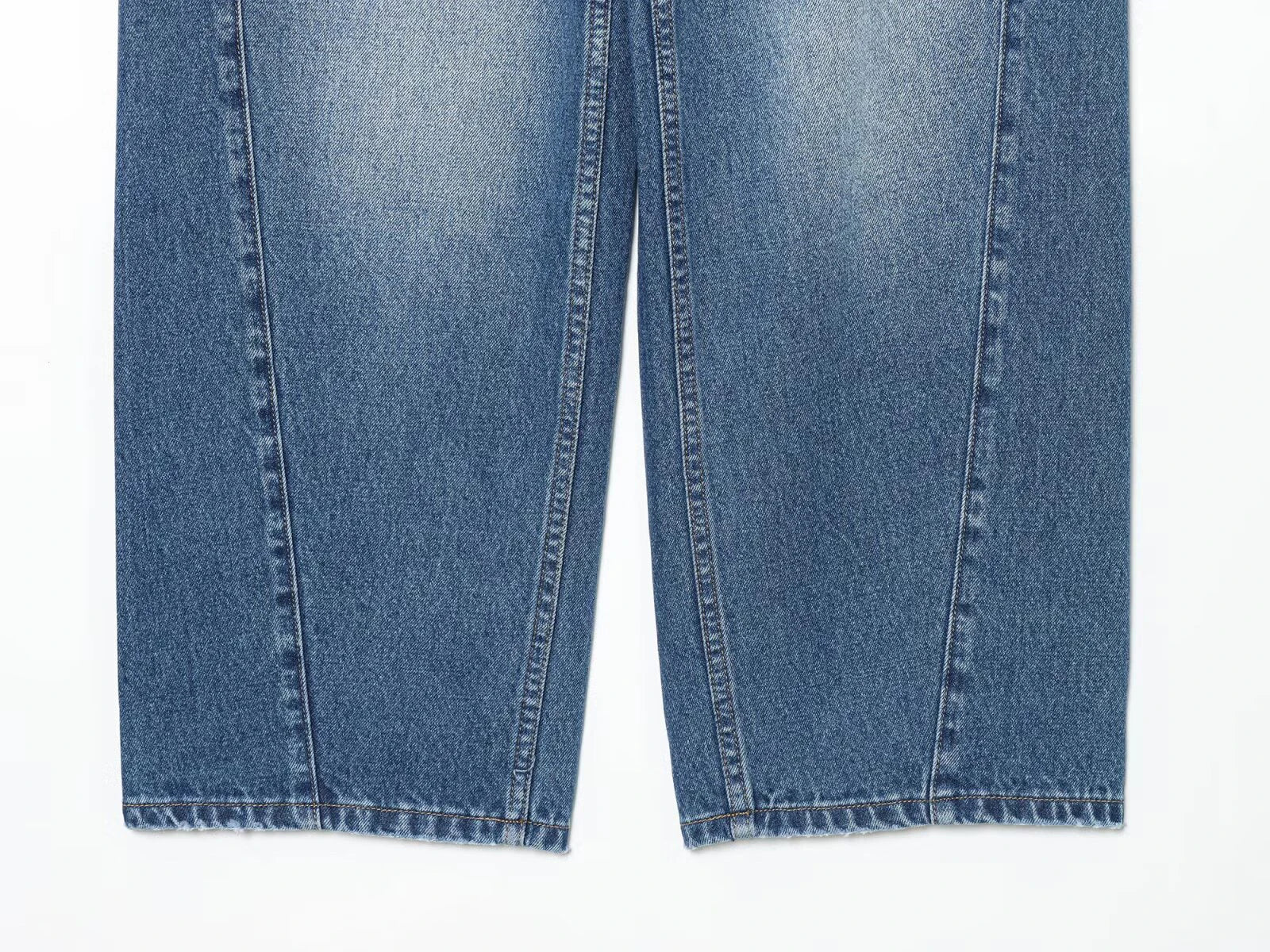 Mid Waist Knife Jeans