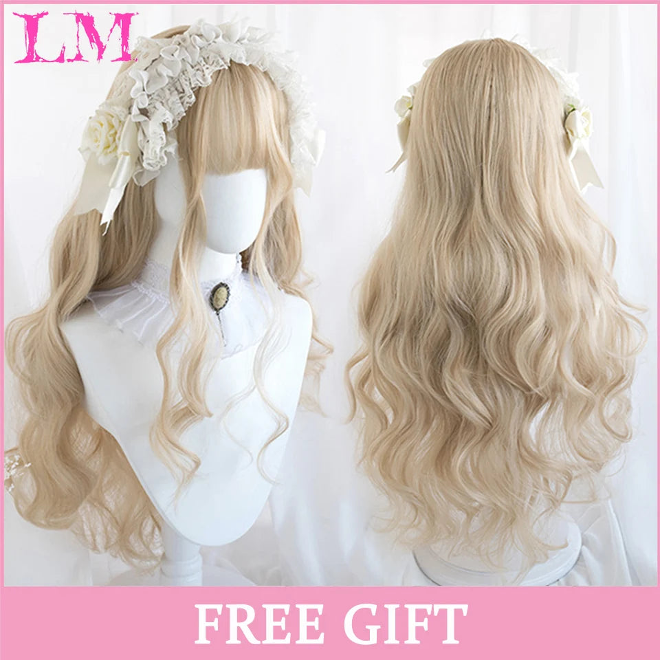 Bang Long Natural Wavy Hair Wig
