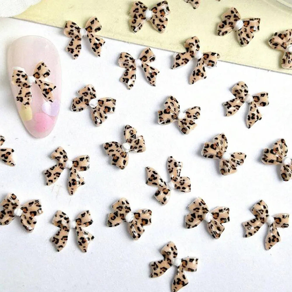 50Pcs Gold/Silver Metal Alloy Ribbion Bowknot Nail Charms 10x11mm Alloy Bowknot Nail Art 3D Luxury Metal Bow Manicure Parts