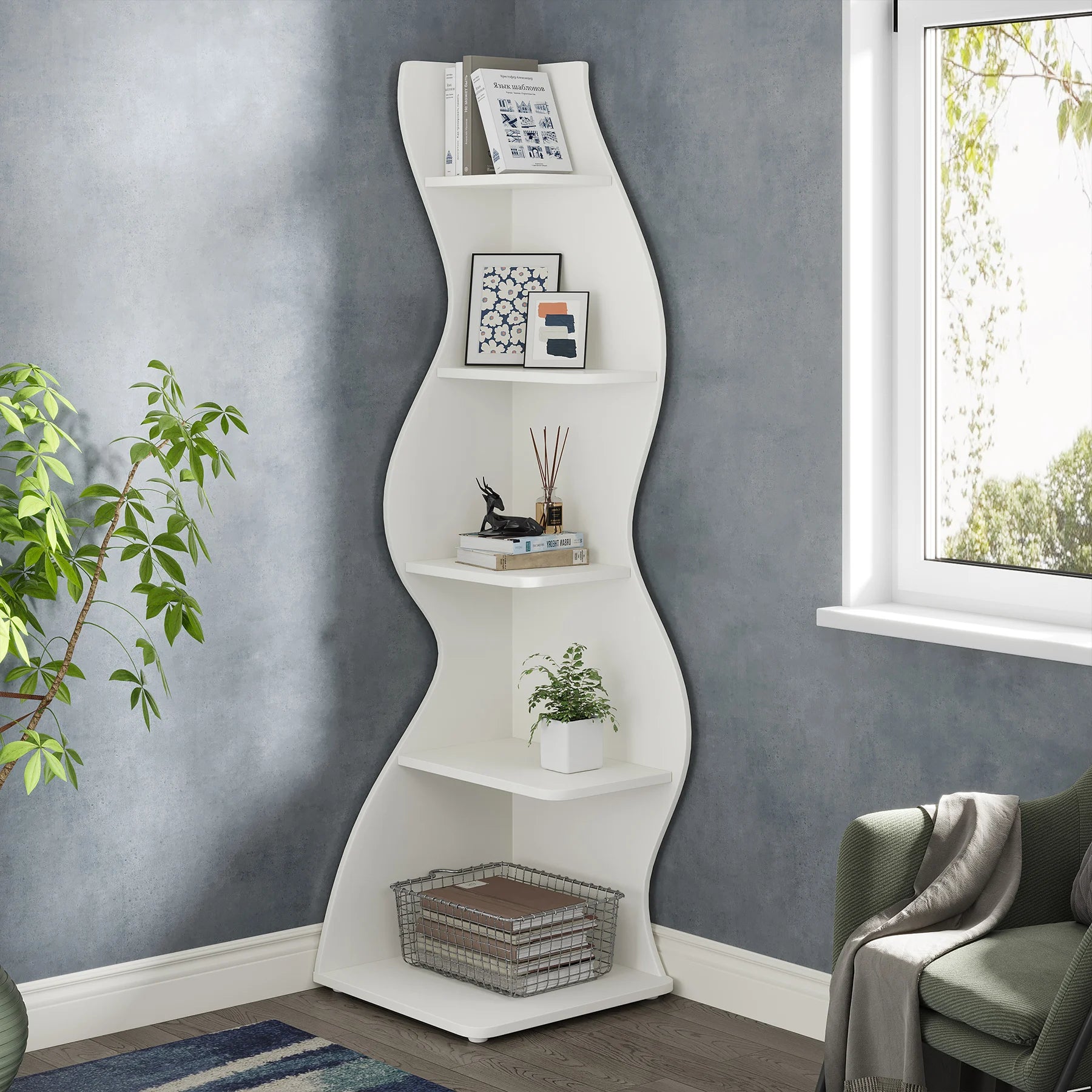 5-Tier Corner Shelf