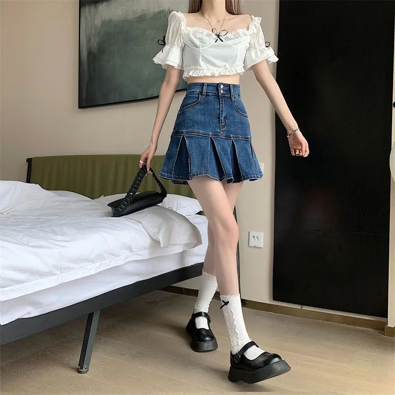 Mini Denim Skirt