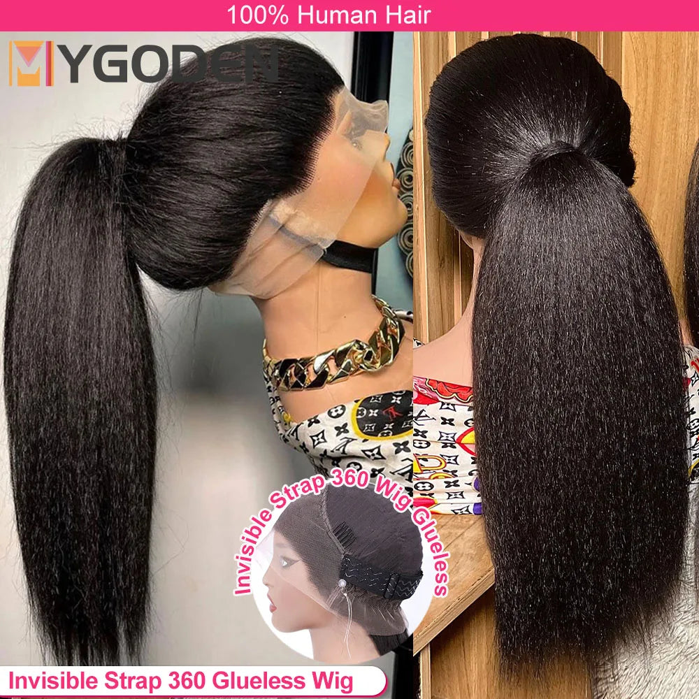 Kinky Straight Lace Front Wig