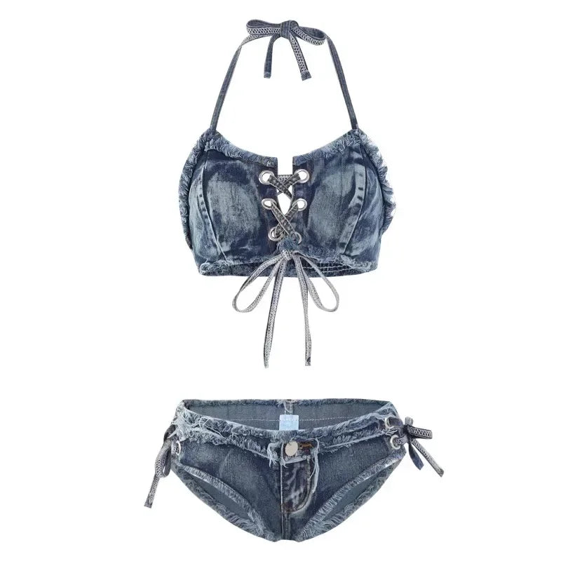 Denim Bikini Set