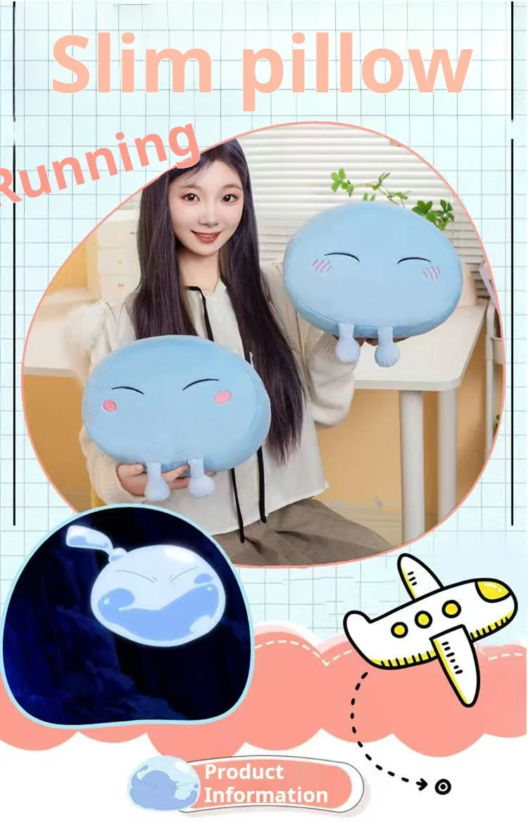 Anime Slime Tuanzi Doll Plush Toy 28/45cm Cute Stuffed Running Series