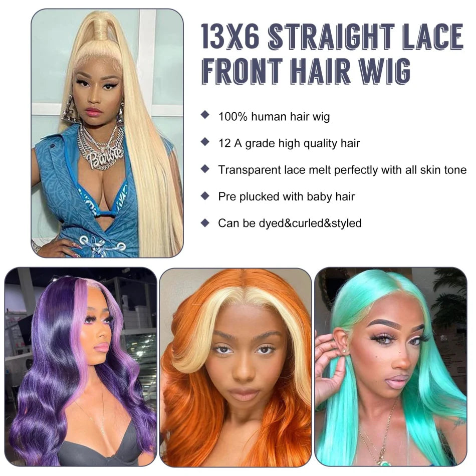 Blonde Brazilian Straight Wig